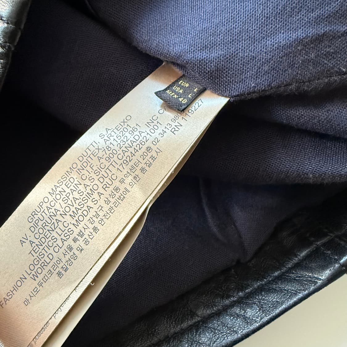 마시모두띠 레더자켓  상품이미지9