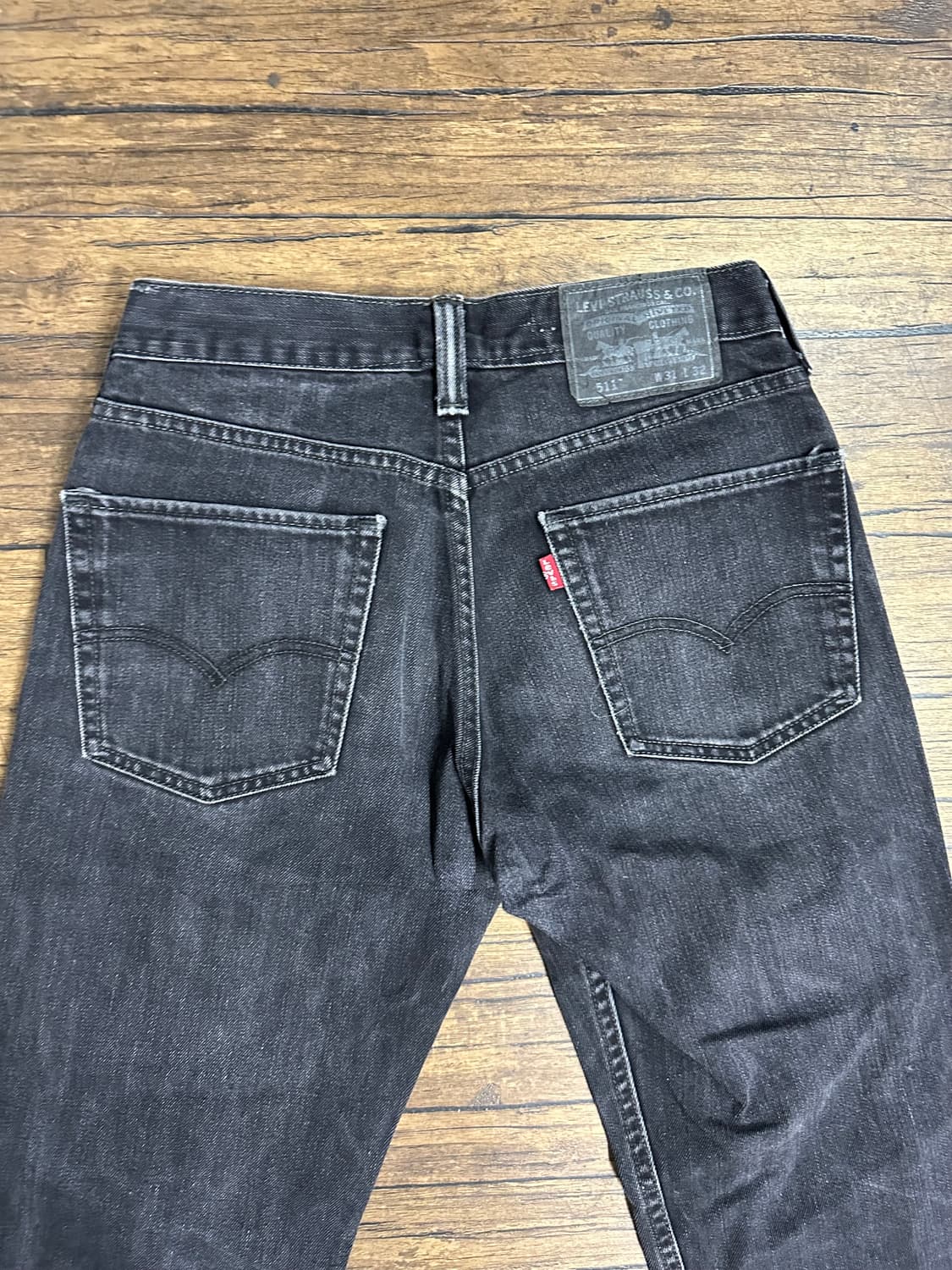 리바이스 511 블랙 데님 27사이즈 상품이미지4