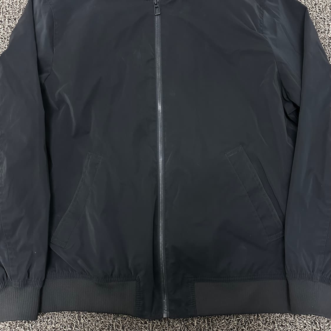 ZARA 자라 봄버 항공 점퍼 자켓 블랙 XL 상품이미지3