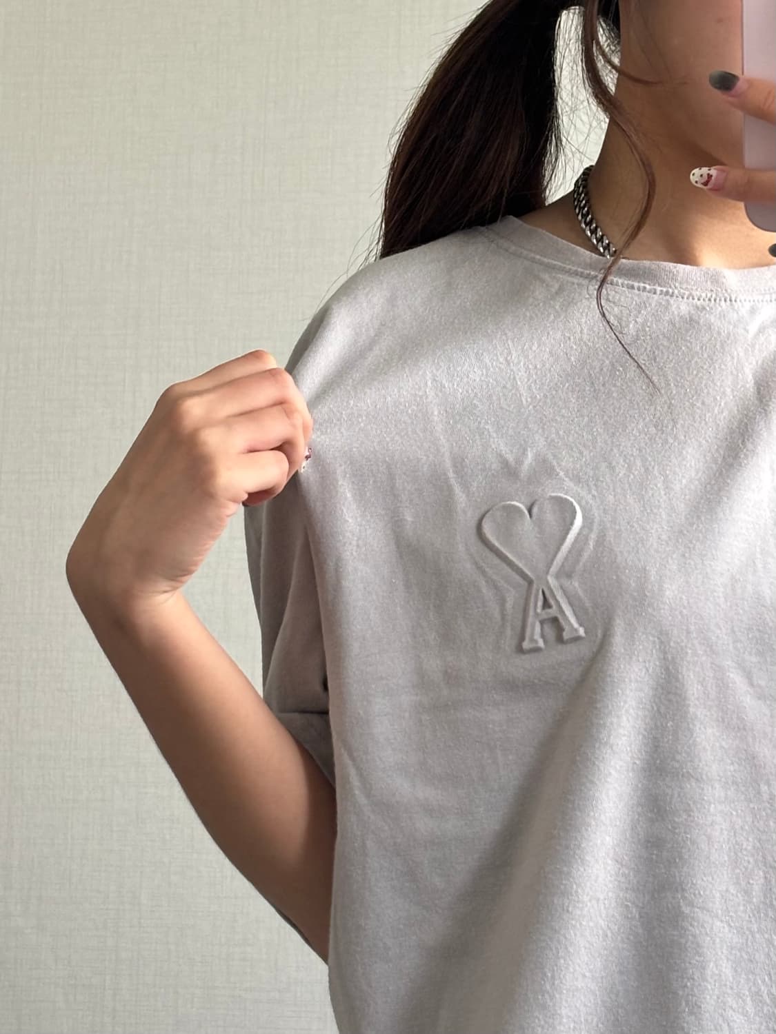 무배)아미 반팔 L 상품이미지1