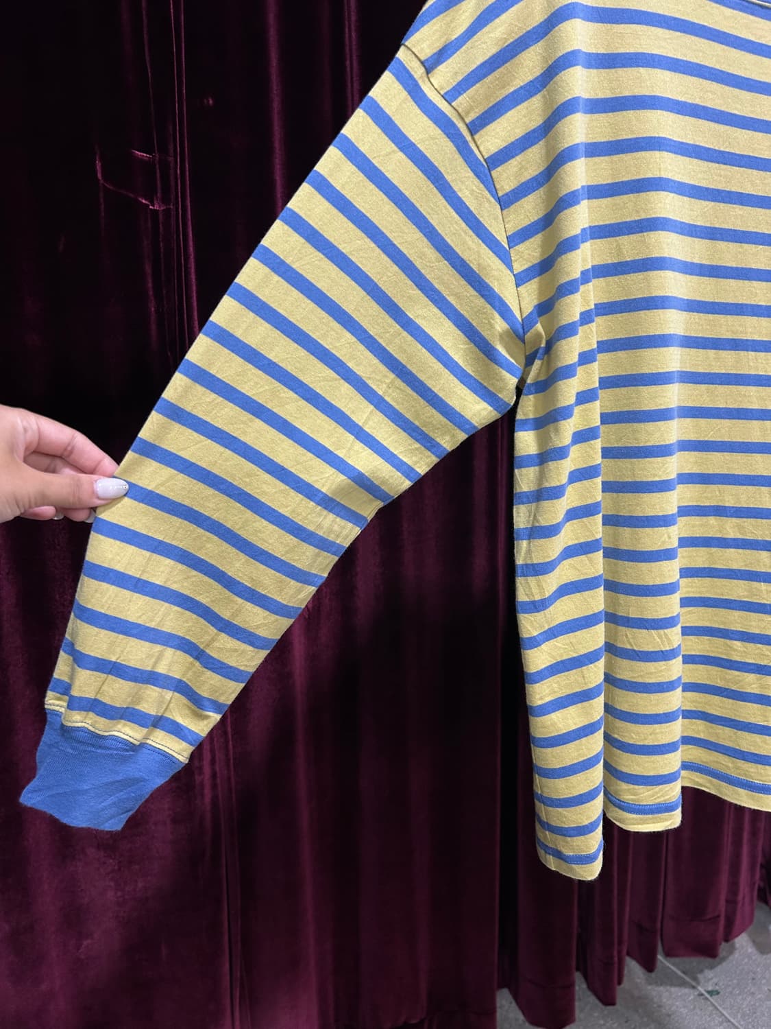 FREAK'S STORE stripe sleeve 상품이미지3