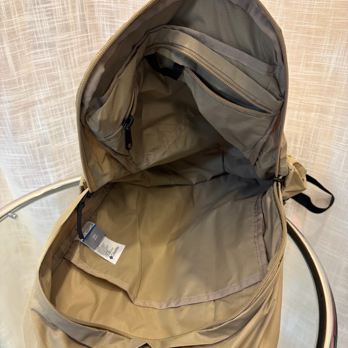 정품 콜럼비아 나일론 백팩 베이지     상품이미지7
