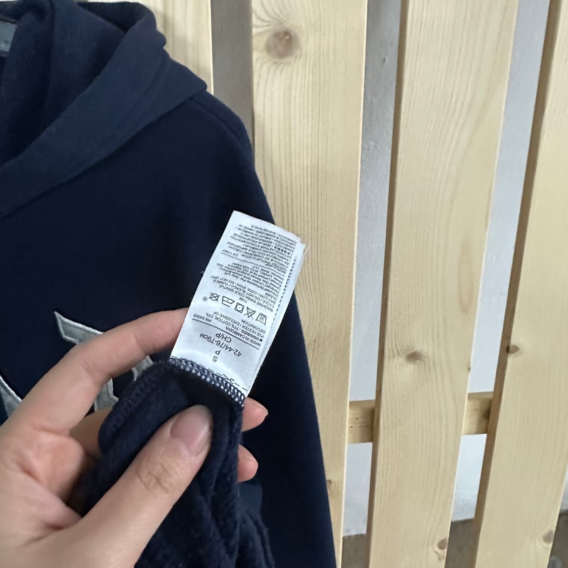 (M) GAP 갭 네이비 후드티 상품이미지6