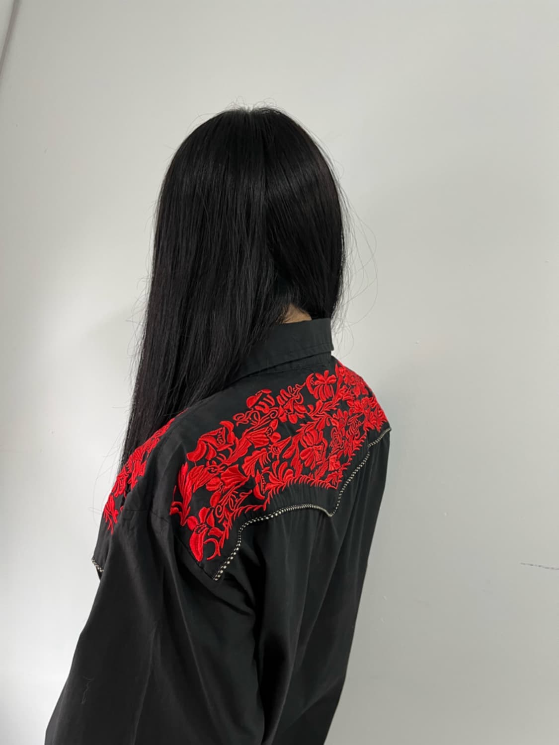 자수 디테일 웨스턴 셔츠 상품이미지6