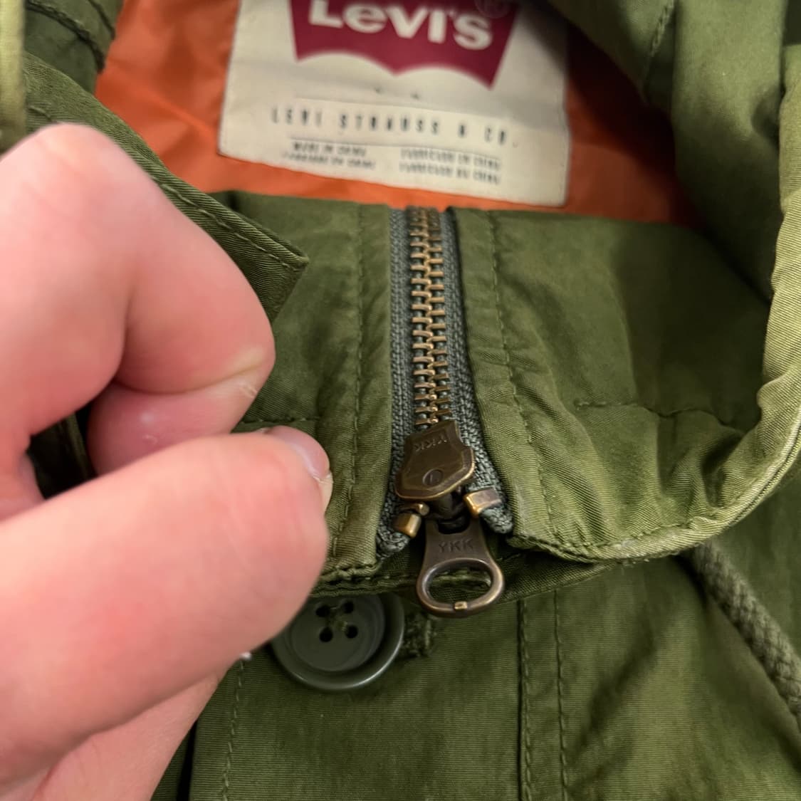 100 리바이스 카키 필드 야상 자켓 상품이미지4