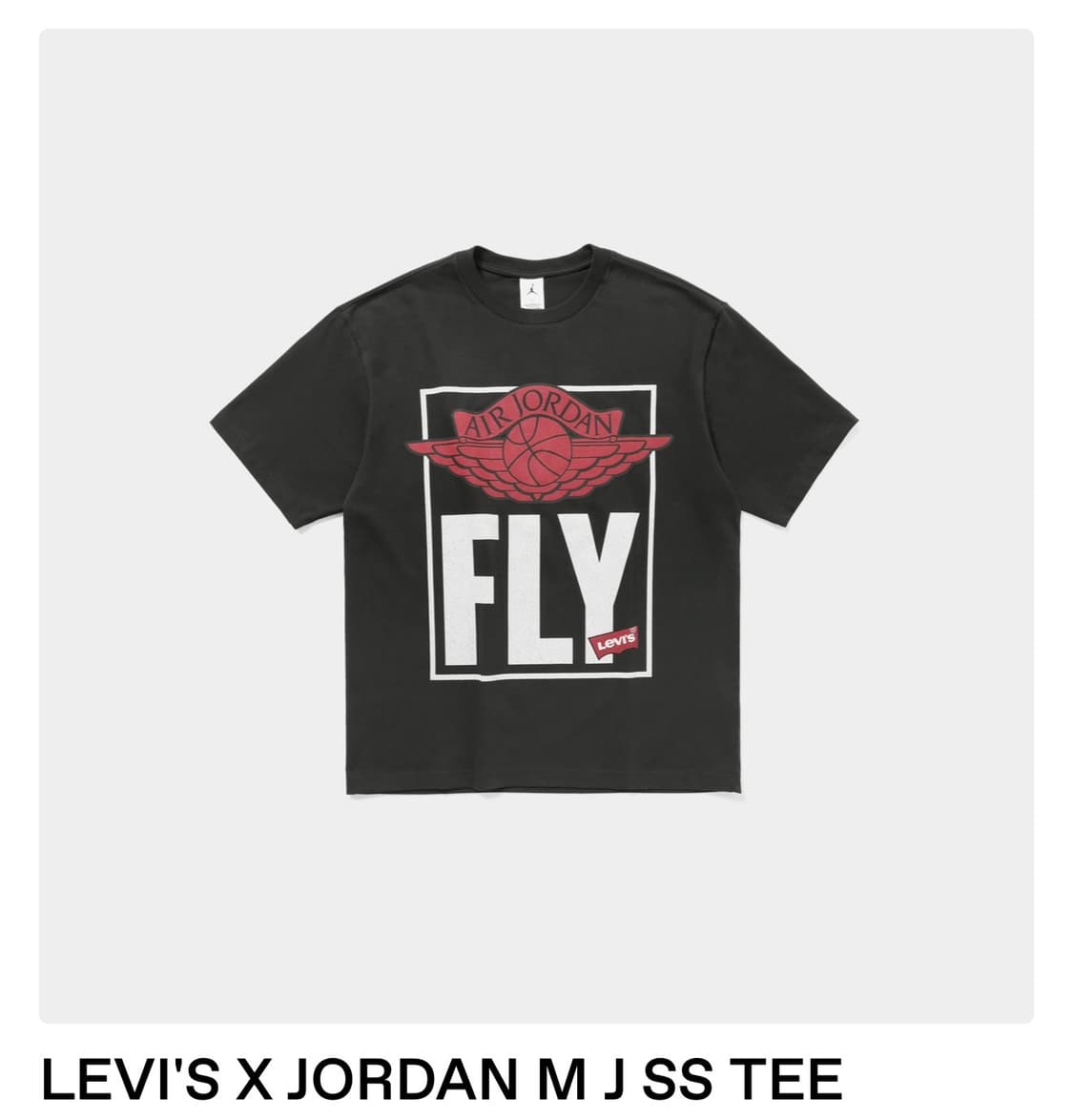 리바이스 X 조던 FLY 티셔츠 새상품 상품이미지1