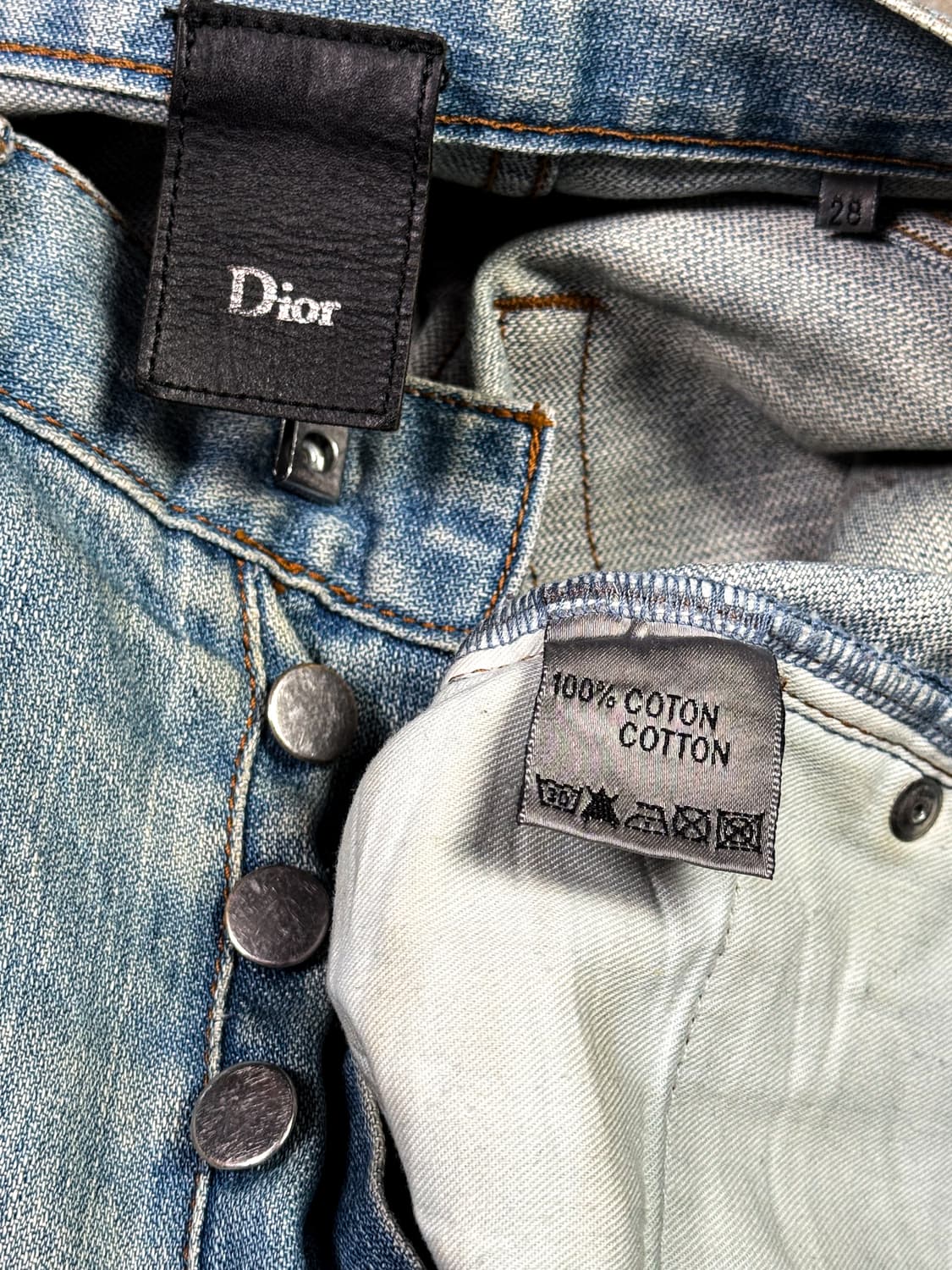 Dior Homme 2010ss Blood Paint Denimpants 상품이미지9