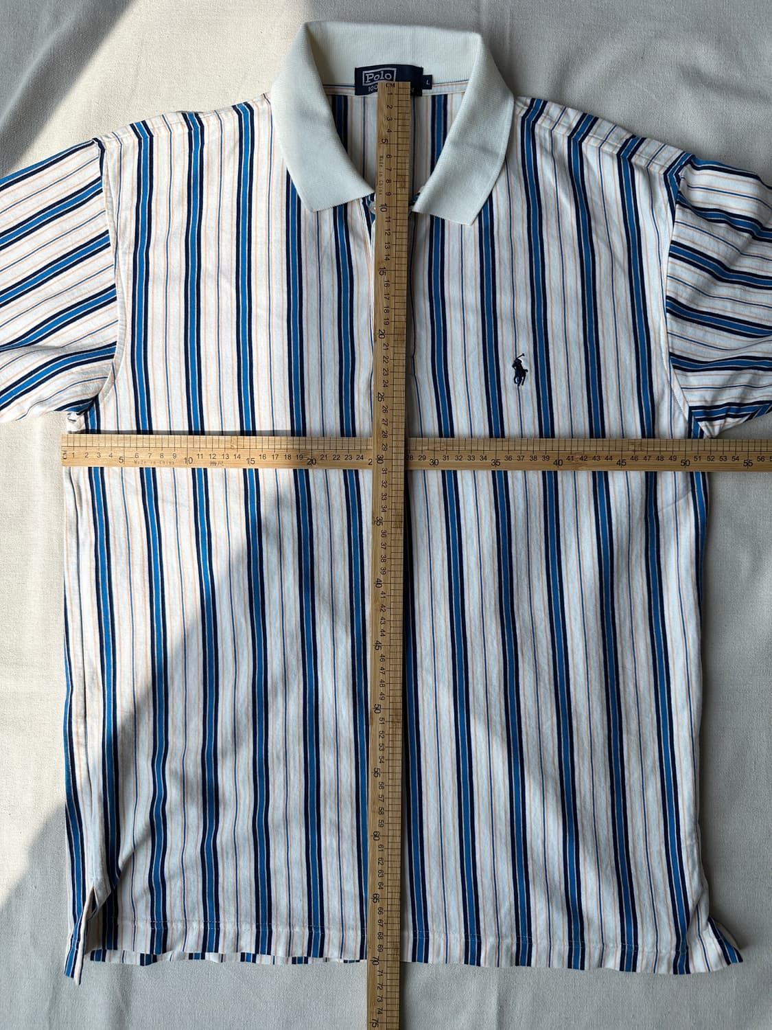 폴로 랄프로렌 스트라이프 PK 반팔 카라티 L 상품이미지9