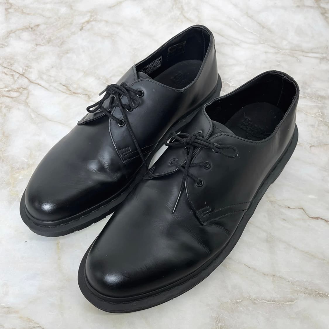 닥터마틴 1461 모노 블랙 가죽 남자 구두 UK7 260 상품이미지1