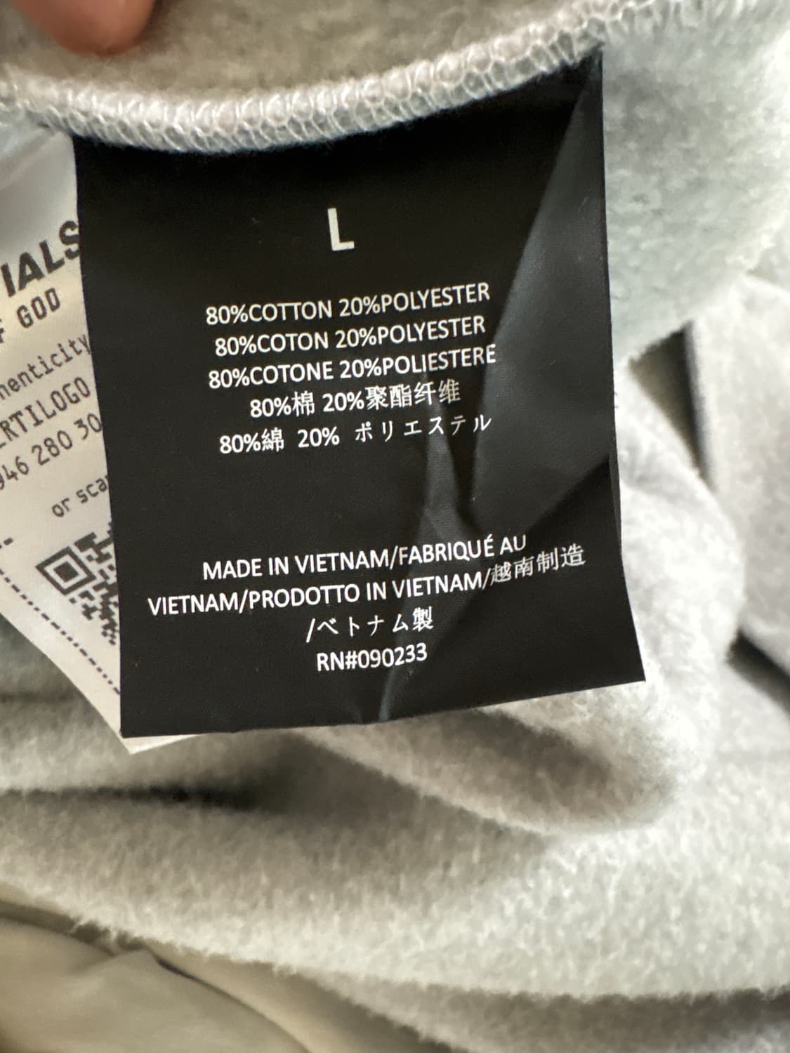 Essentials Fleece Hoodie L 에센셜후드티 상품이미지5