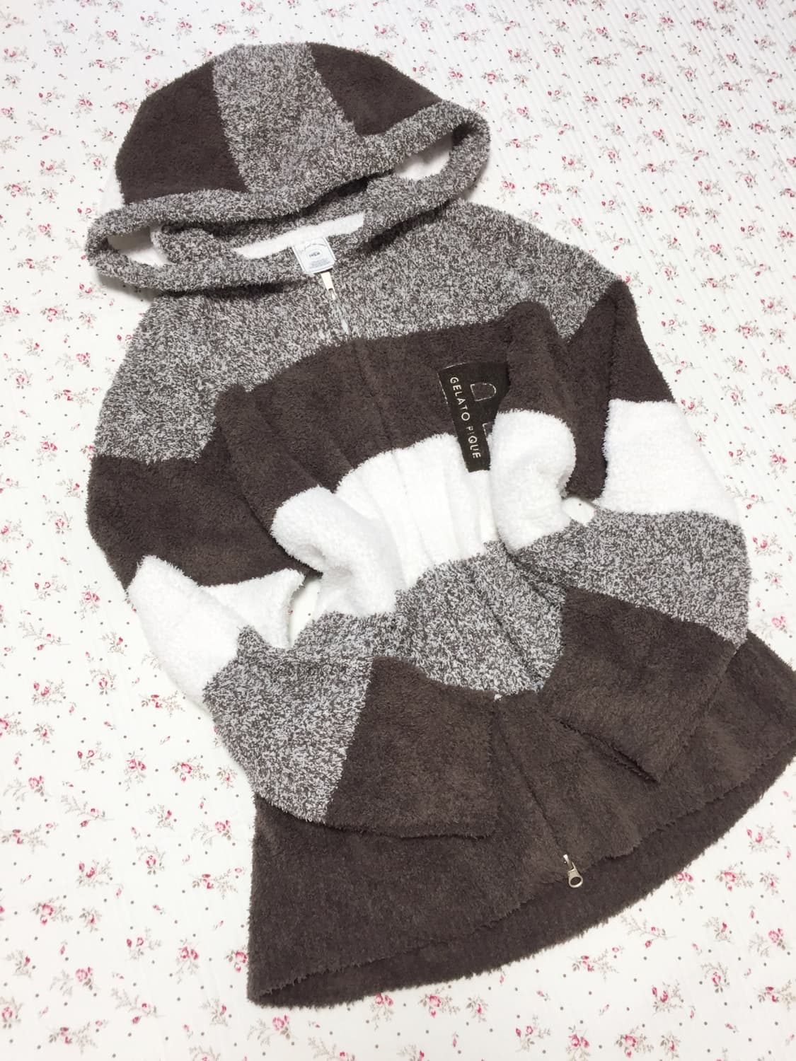 빈티지 젤라또피케 초코 후드집업 상품이미지2