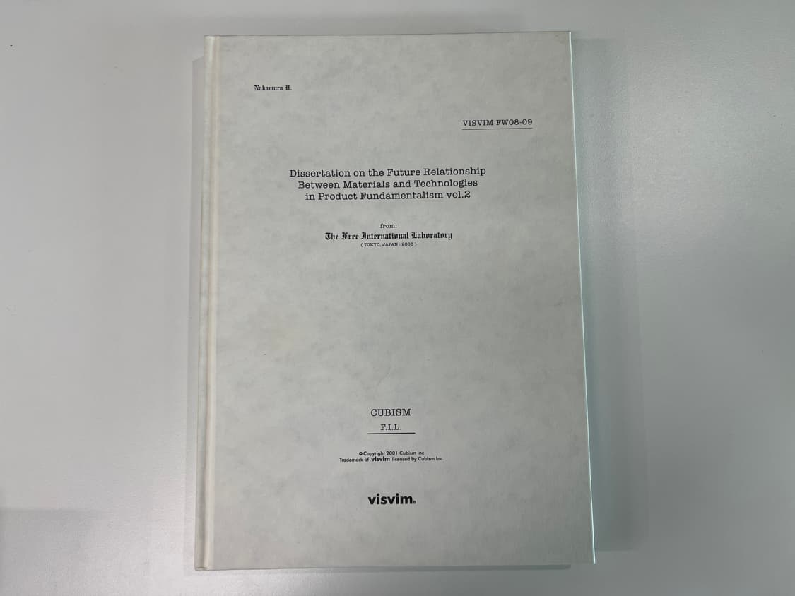 비즈빔 FW08-09 디자인 아카이브 룩북 visvim 상품이미지1