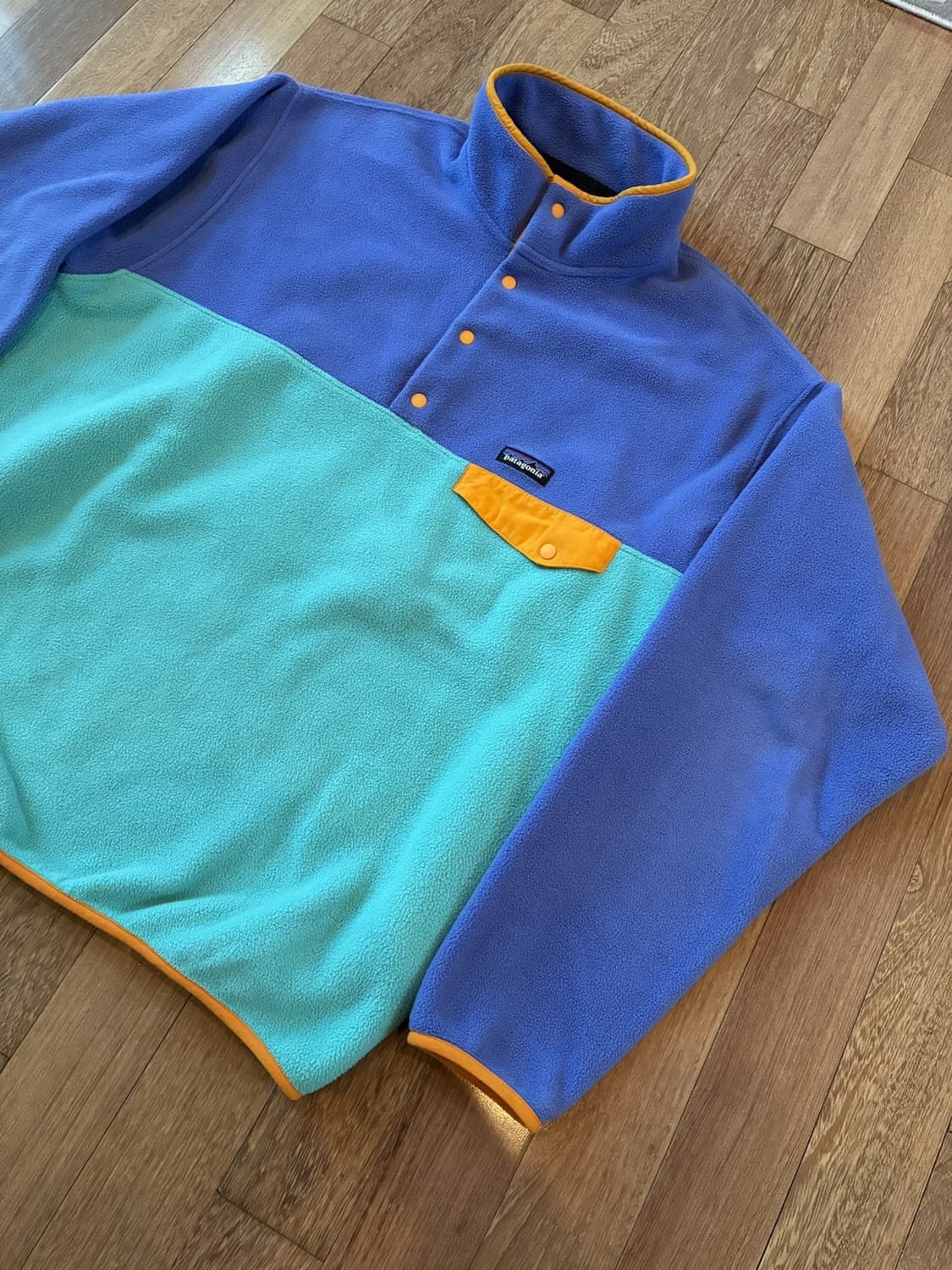 16FW 파타고니아 신칠라 스냅-T 블루/민트 상품이미지2