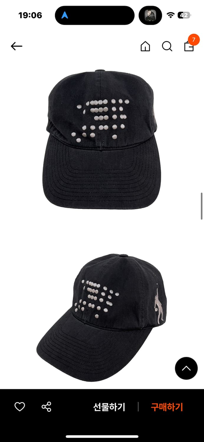 더콜디스트모먼트 TCM ten cap 차콜 볼캡 상품이미지5