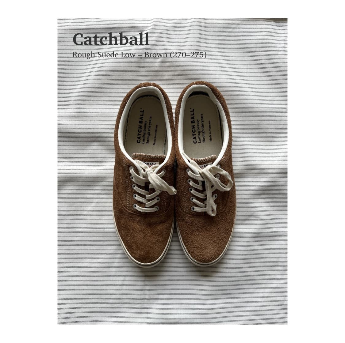캐치볼 러프 스웨이드 덱 슈즈 (270-275) 상품이미지1