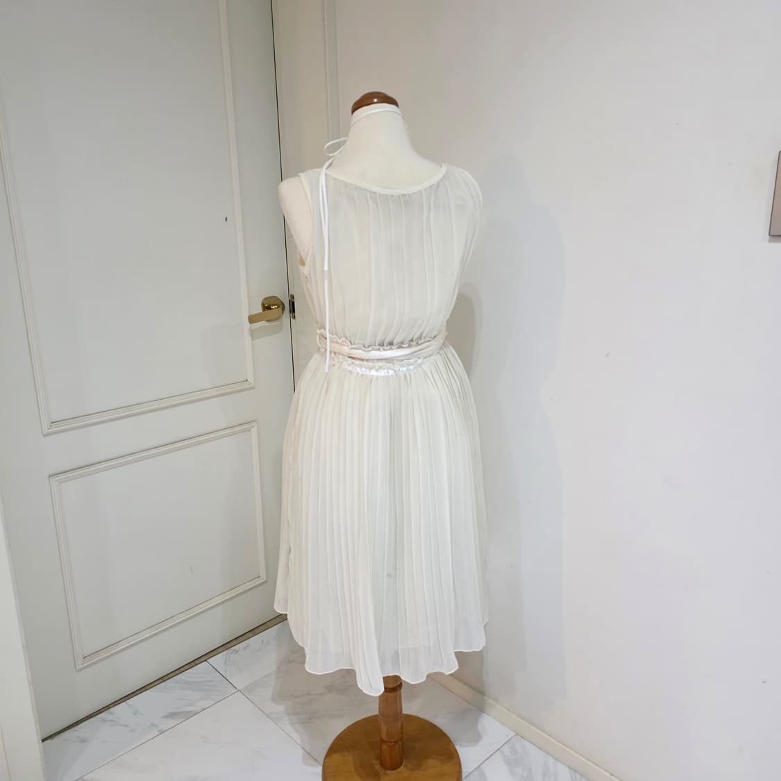 빈티지 히메갸루st 모리걸 플리츠 샤 민소매 원피스 상품이미지2