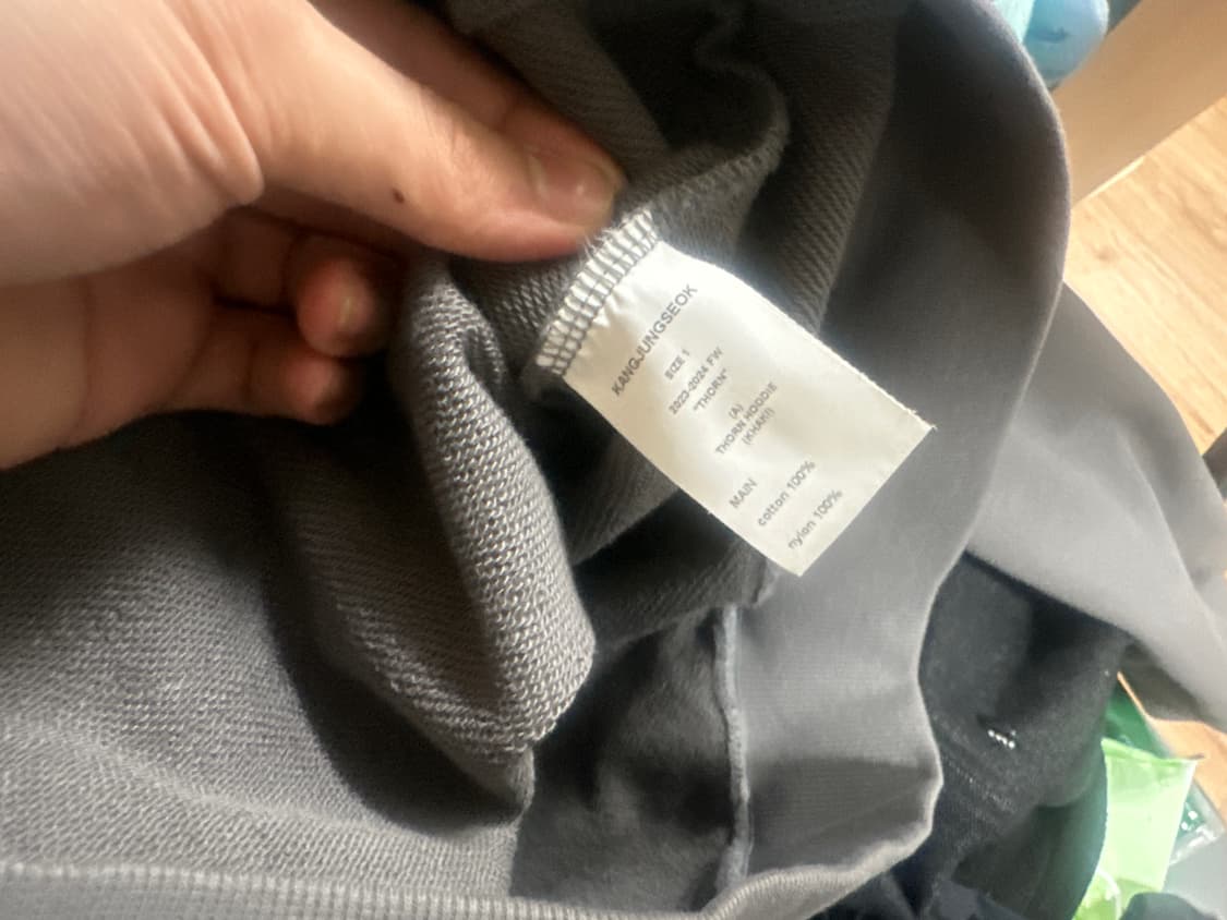 강정석 오리가미 후드집업 사이즈 1 상품이미지4