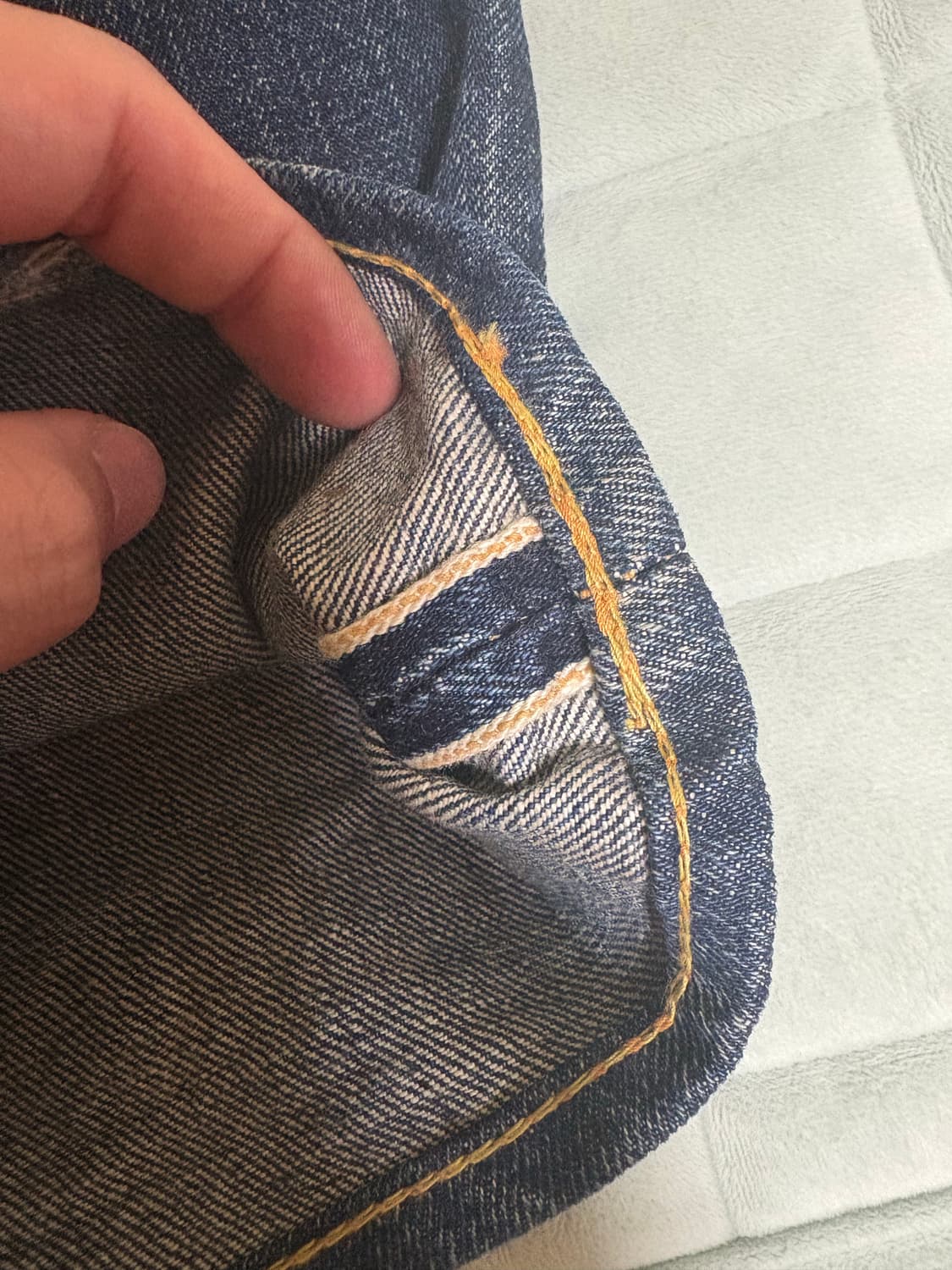 드님 셀비지 데님 상품이미지3