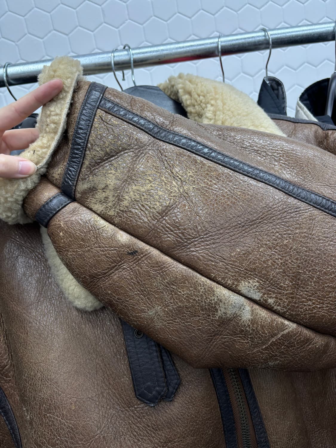 Lampis 양가죽 B3 무스탕 상품이미지7