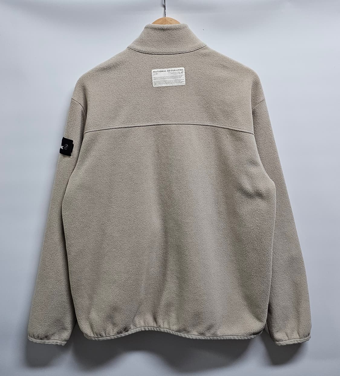 내셔널지오그래픽 베이지색 플리스 자켓 M 상품이미지2