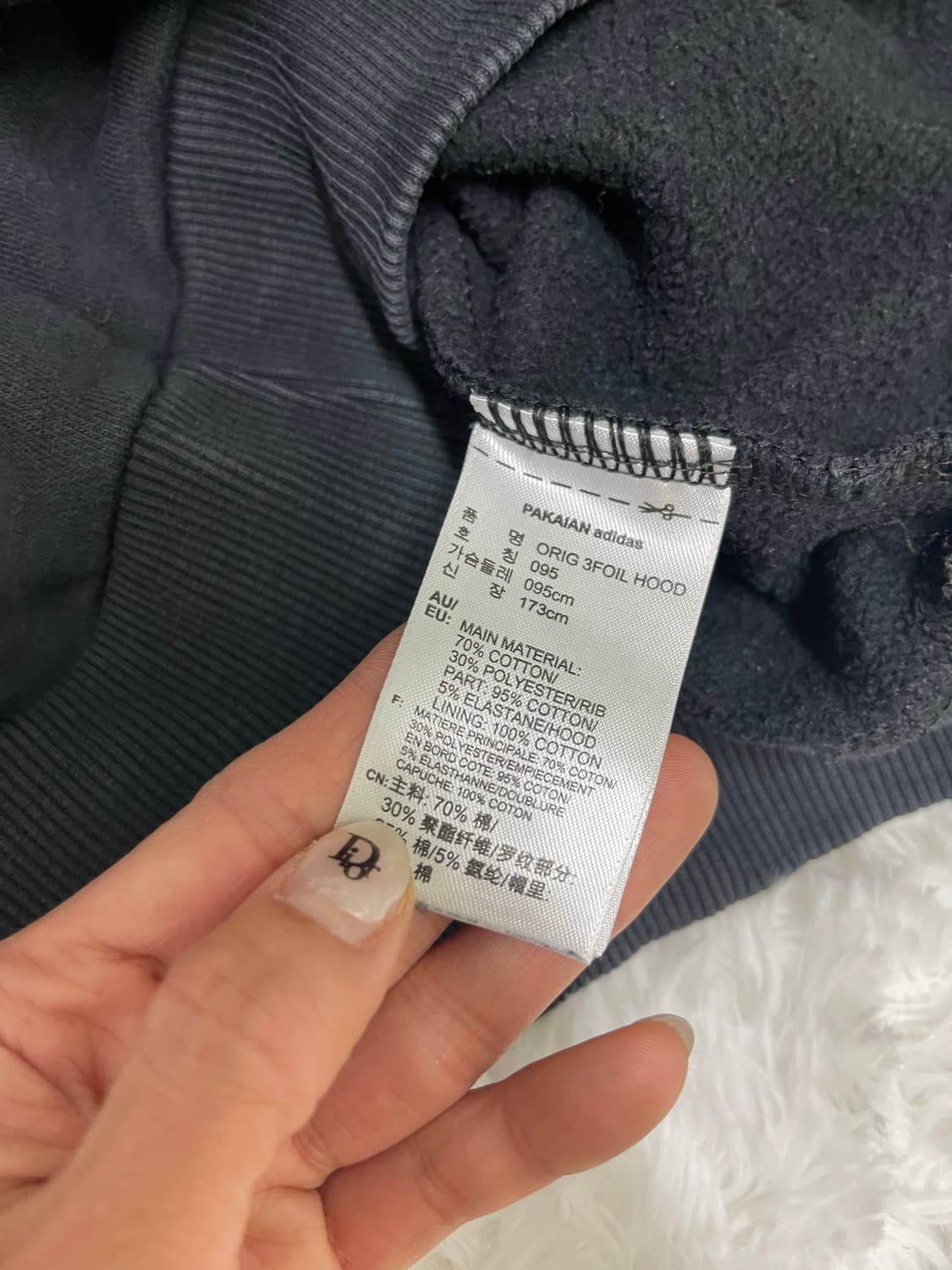 아디다스 기모 후드티 상품이미지5