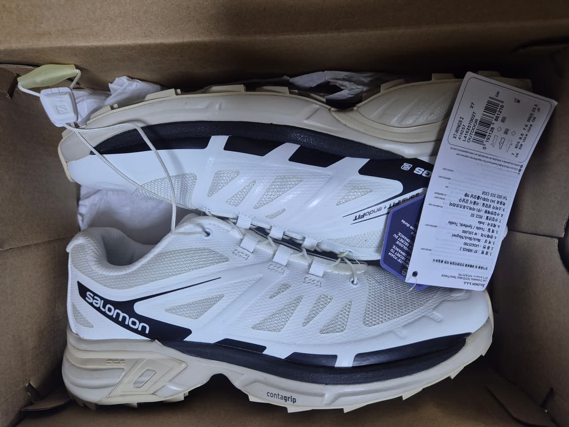 (새상품) 살로몬 XT-윙스 2 화이트 바닐라 상품이미지4