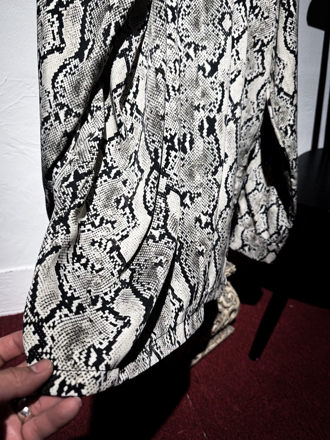 Python Pattern Oversized Shirt 상품이미지6