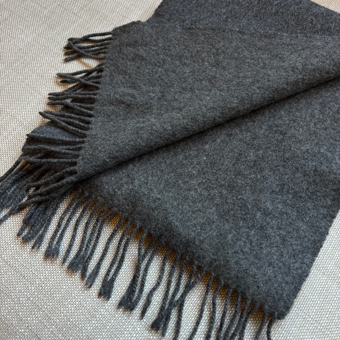 Johnstons 존스톤스오브엘긴 스코틀랜드산 캐시미어 100% 버건디 상품이미지7