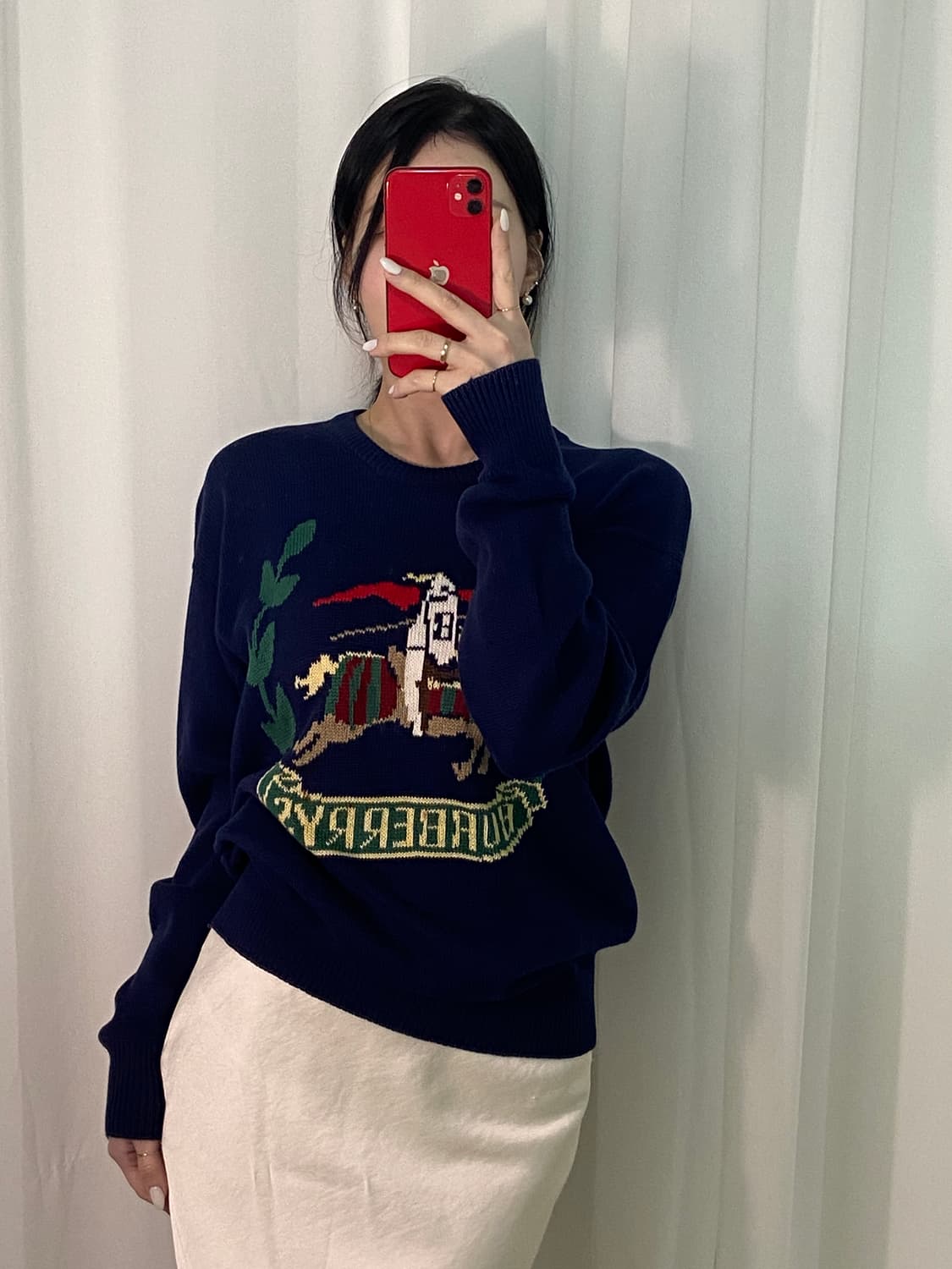 버버리 월계수 빅로고 니트 상품이미지2