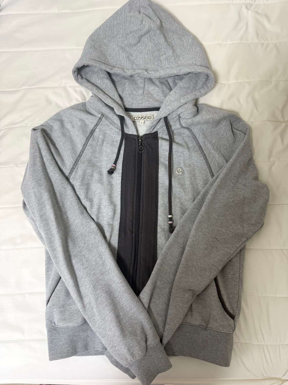 [급처] 코이세이오 퍼커링 후드집업 그레이 상품이미지5