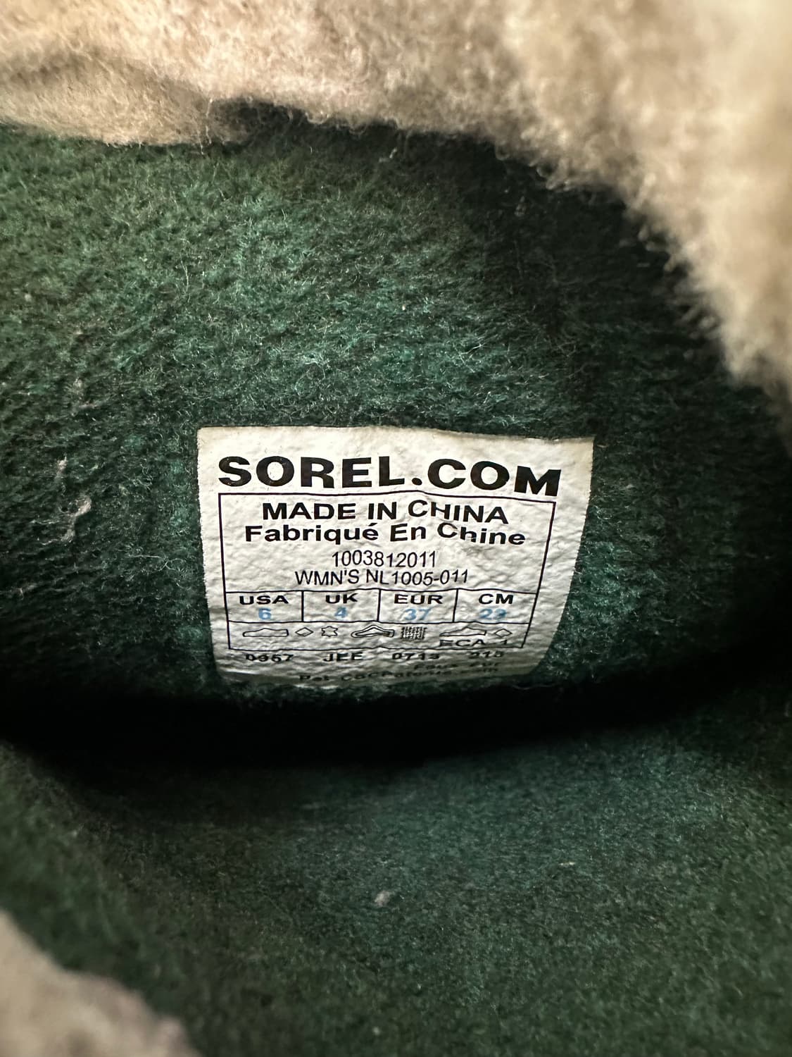 소렐 카리부 방한 부츠 블랙 230mm 상품이미지6