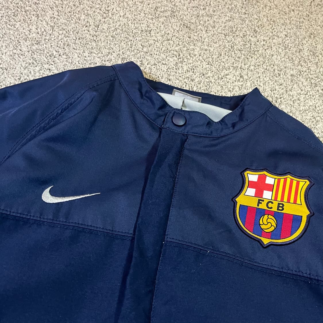 올드스쿨 나이키 바르셀로나 폴리 블루종 점퍼 상품이미지2