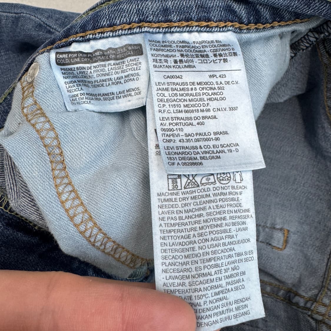 리바이스 559 새깅 워싱 스케이터 데님팬츠 상품이미지8