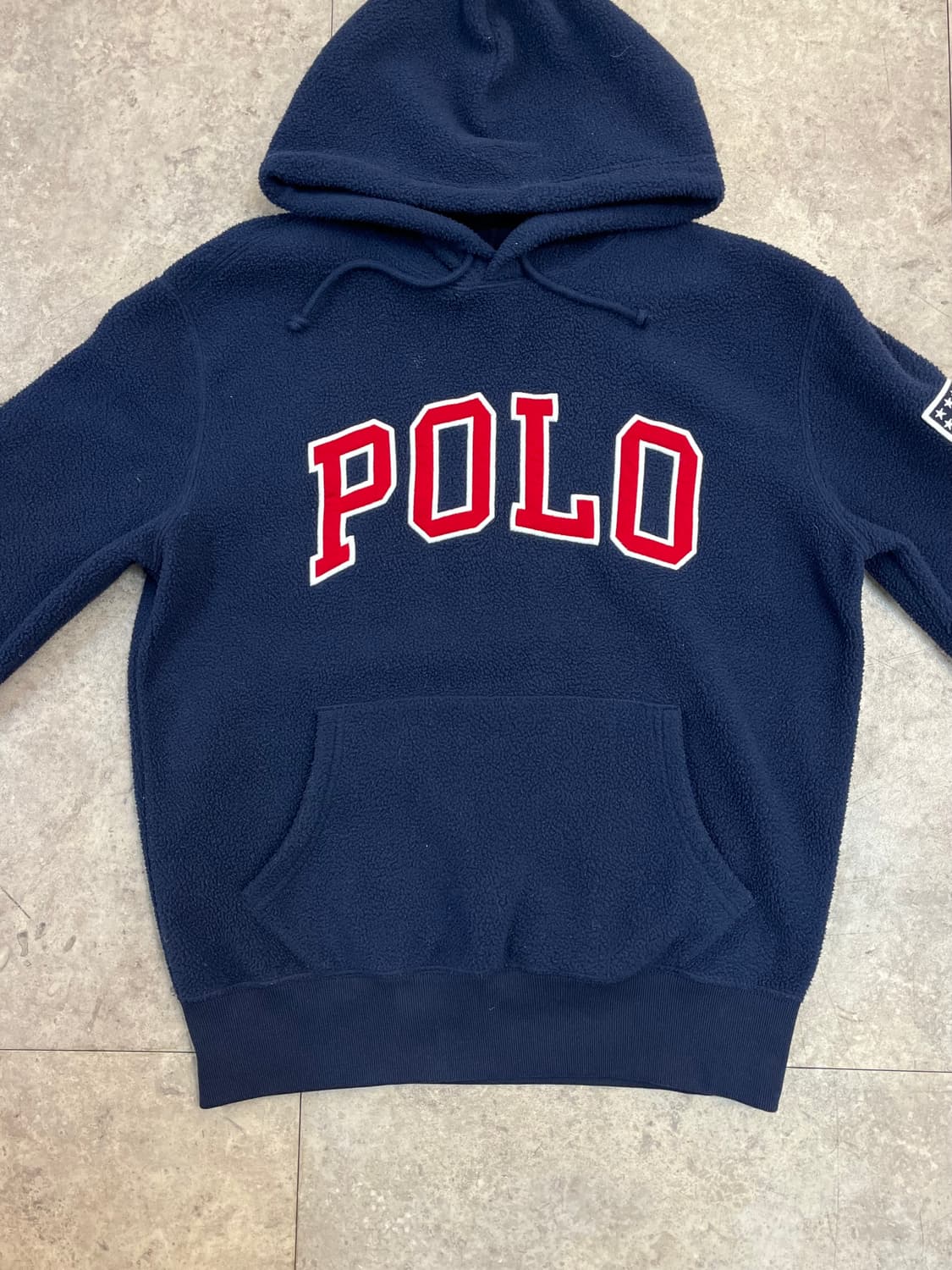 폴로 랄프로렌 플리스 후드티 네이비 S #csz2316 상품이미지6