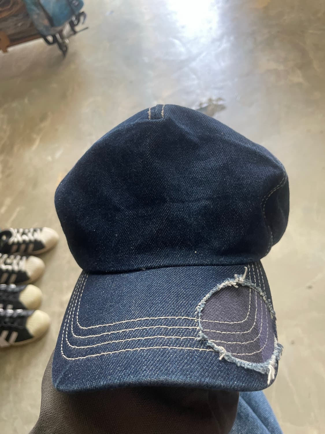 빔즈 데님 캡 빵모자st 상품이미지3