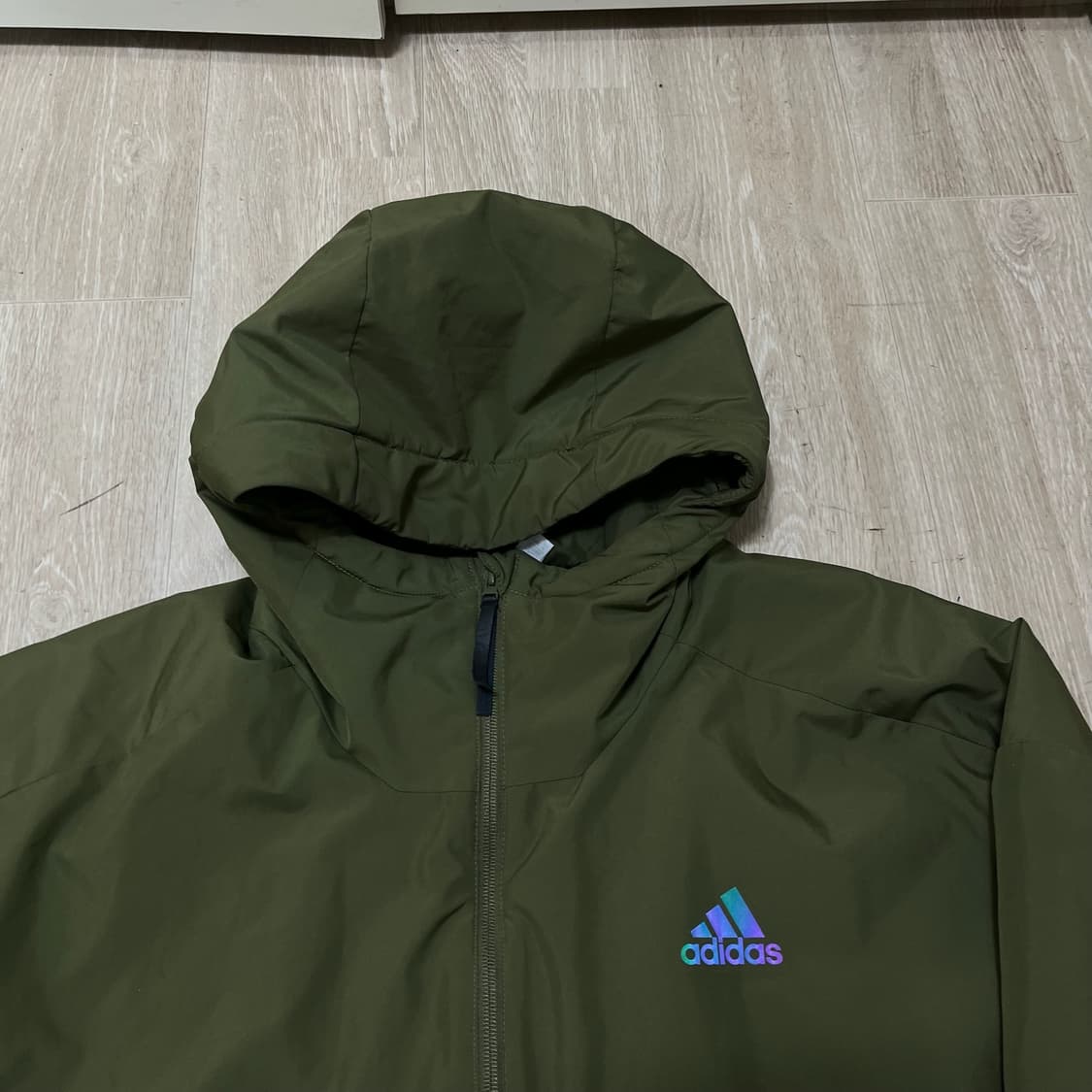 아디다스 남성 라이트 다운 바람막이 경량 점퍼 XL/105  상품이미지2