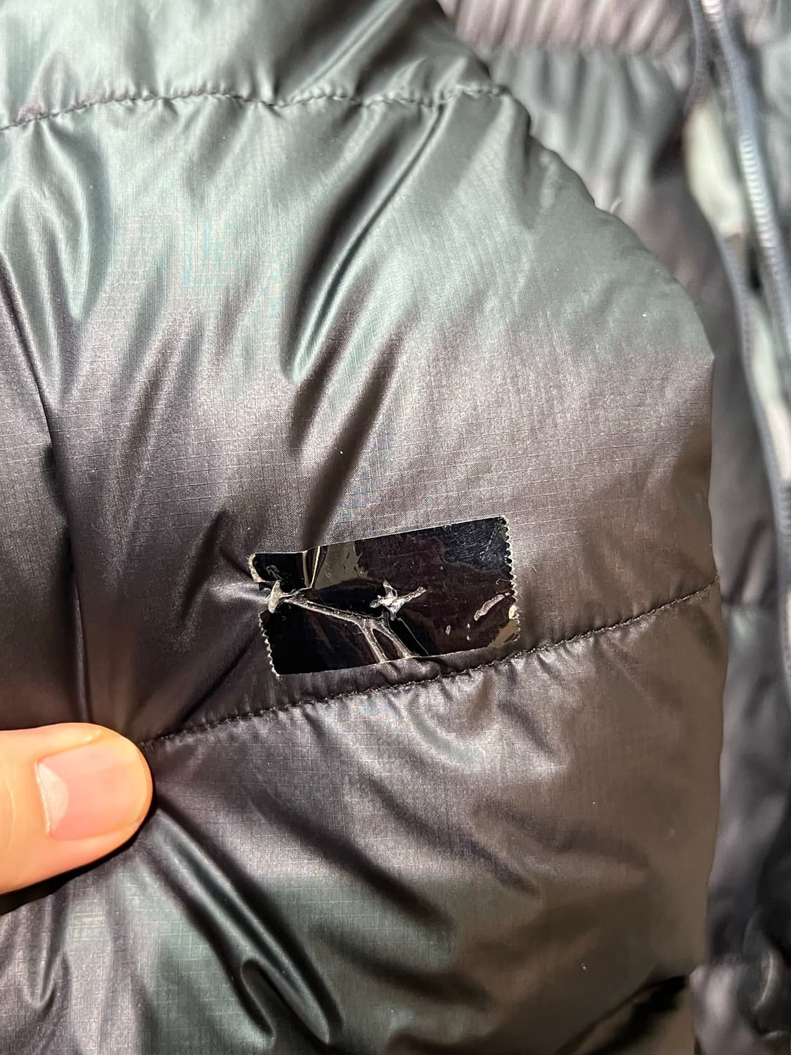 몽벨 알파인 구스 다운 파카 블랙 xl 상품이미지4