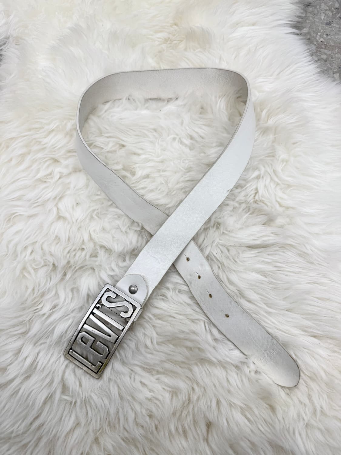 리바이스 리얼레더 로고 버클 벨트 상품이미지4