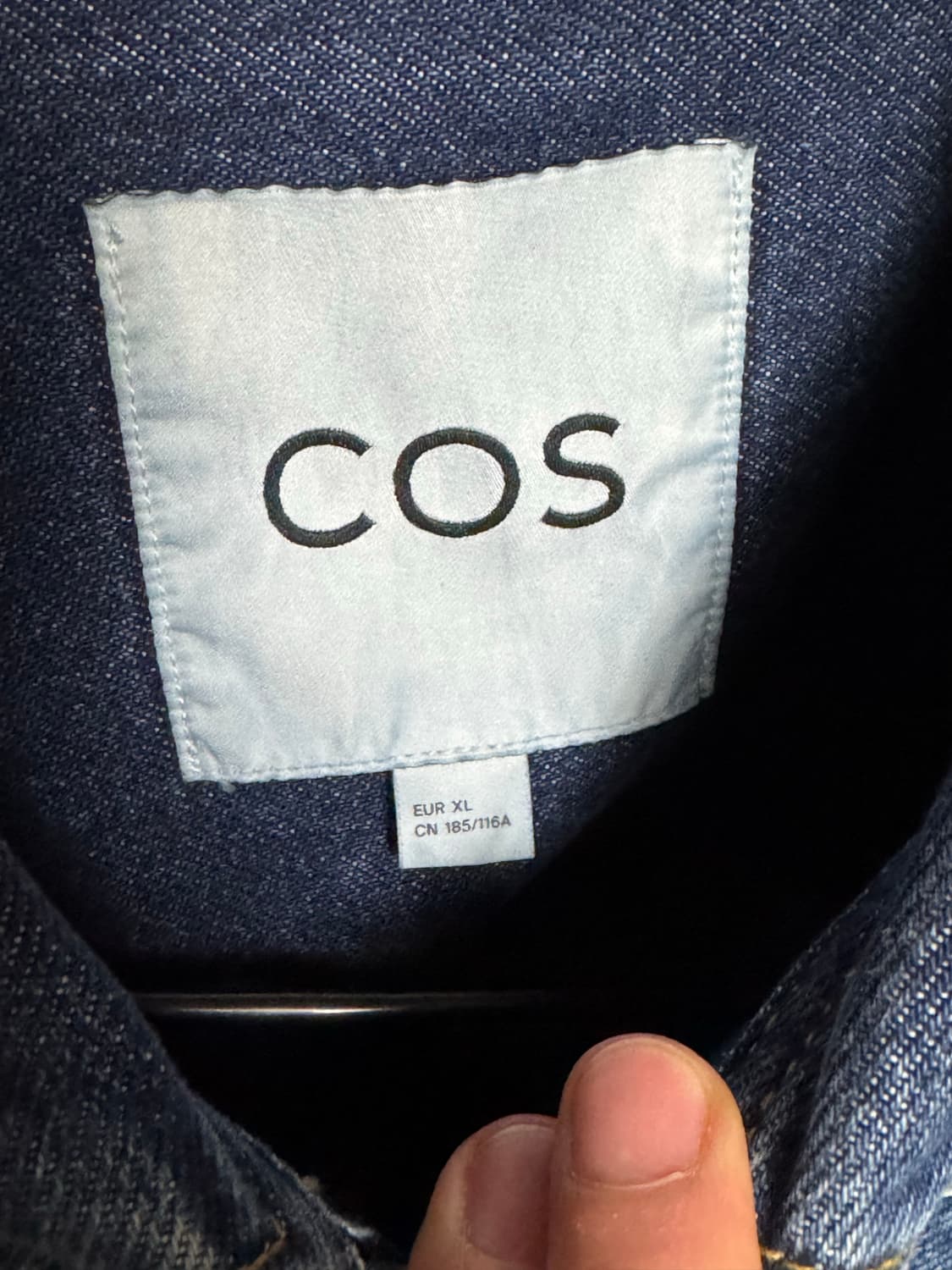 COS(코스) 데님 투웨이 집업 자켓 XL 상품이미지4