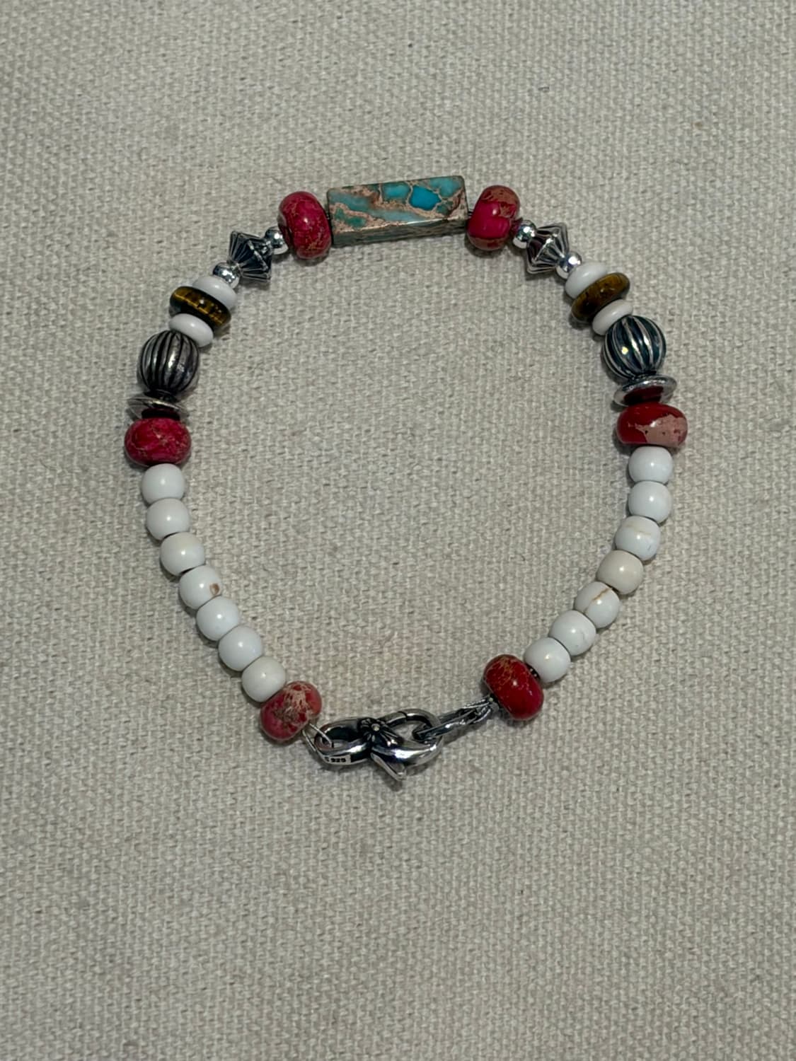 토곰아비 시그니처 믹스 스톤 실버925 팔찌 상품이미지5