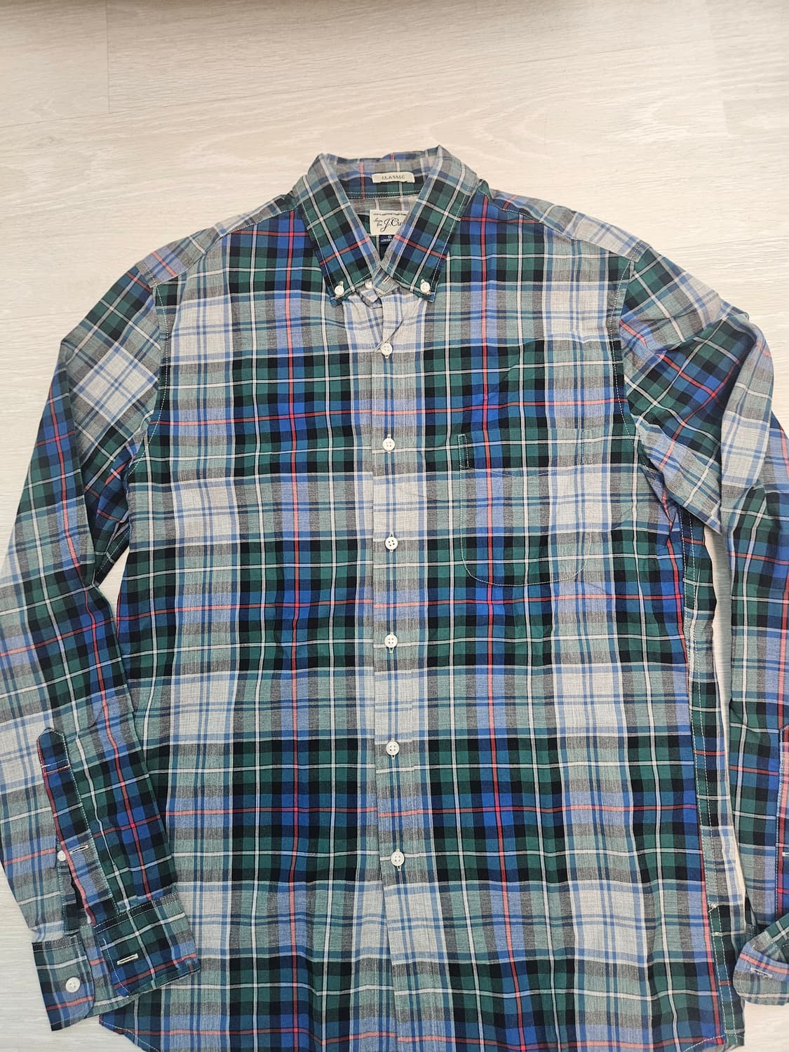 제이크루 J.Crew 체크 셔츠 S 95~100 상품이미지1