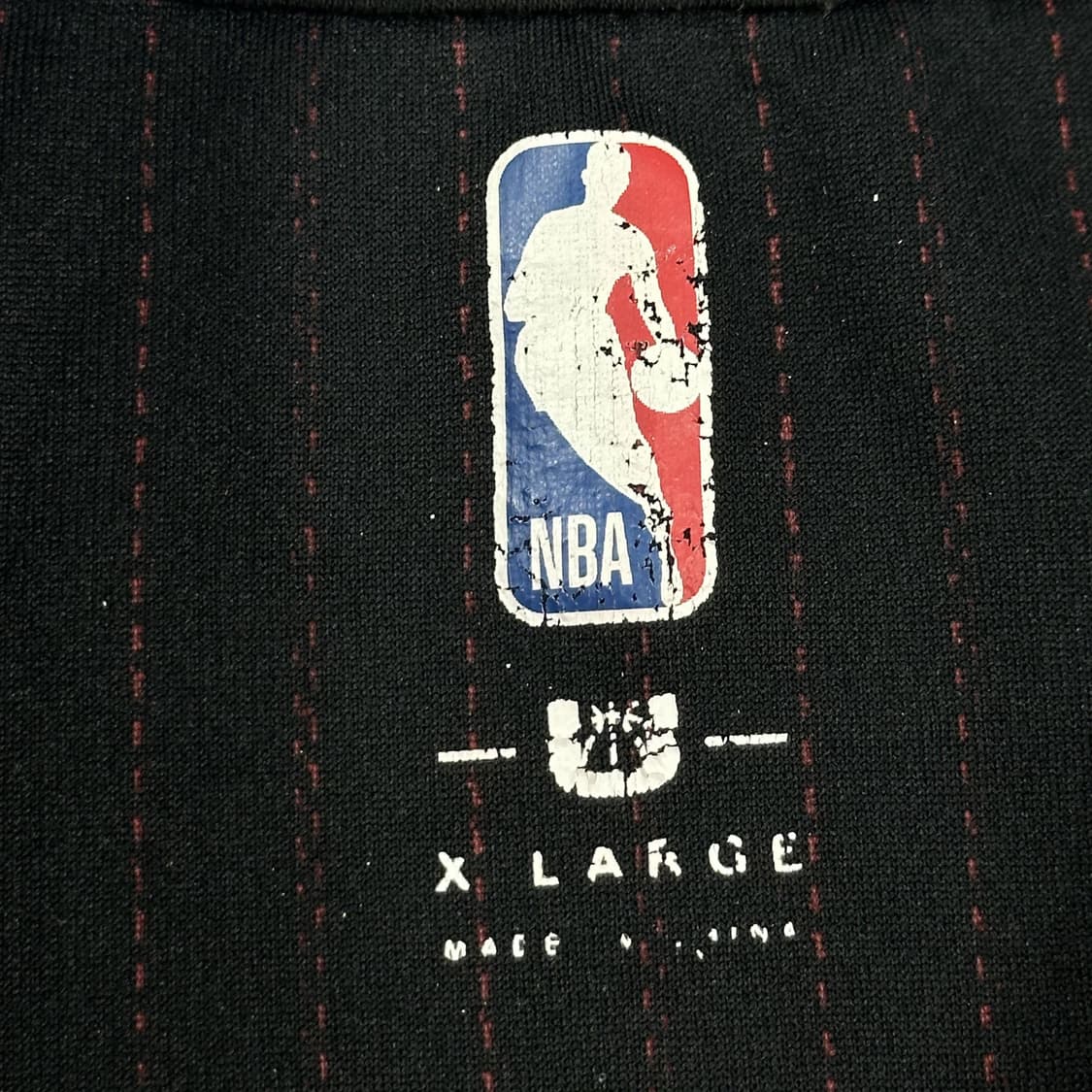 NBA 시카고 불스 스트라이프 박시핏 반팔티 XL 상품이미지6