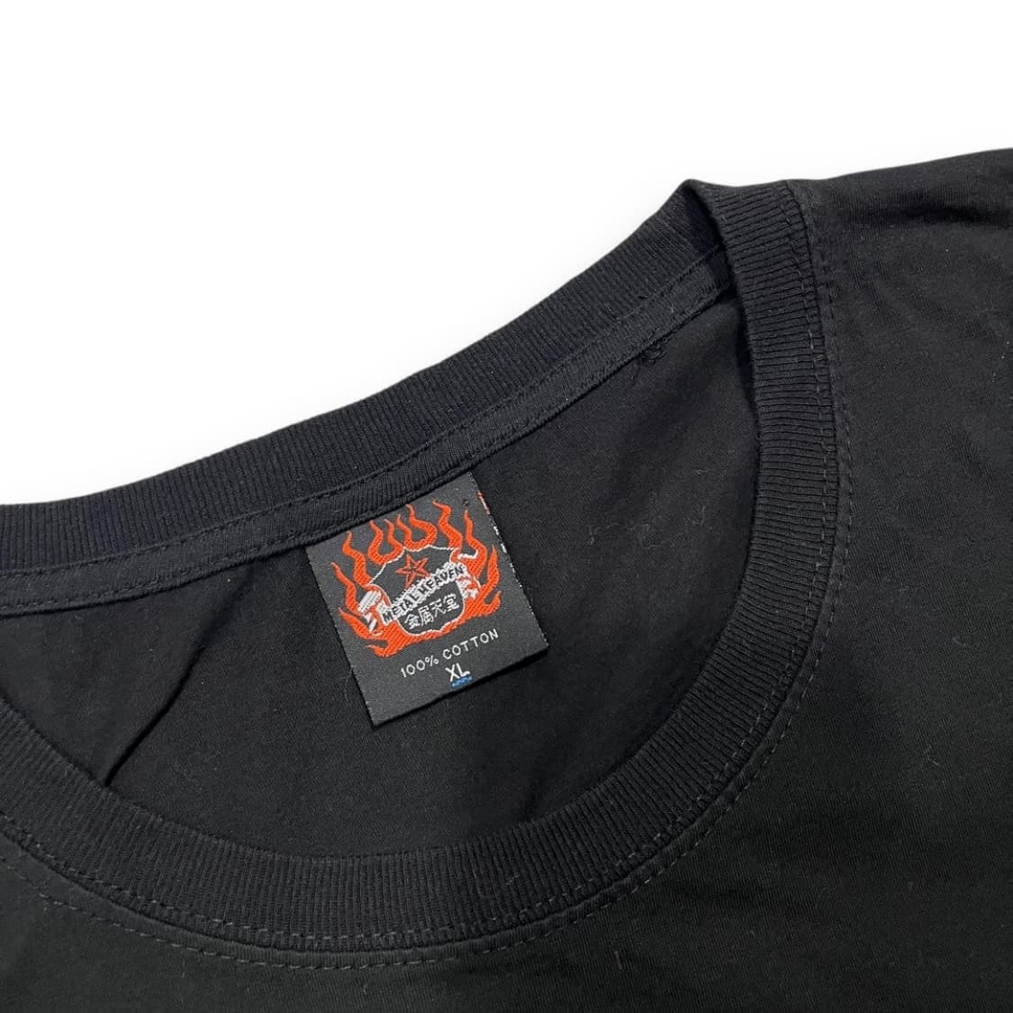 펑크 메탈 헤븐 스컬 라이더 바이커 아트 반팔 티셔츠 상품이미지4