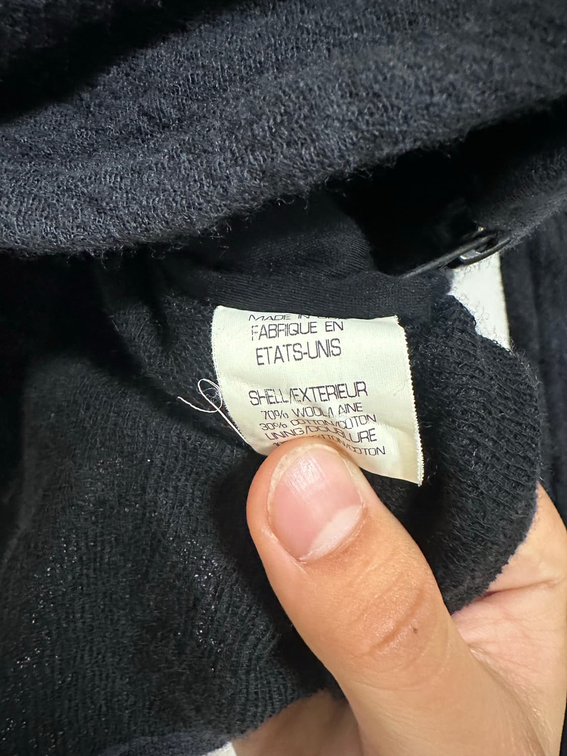 헬무트랭 비대칭 니트 집업 상품이미지2