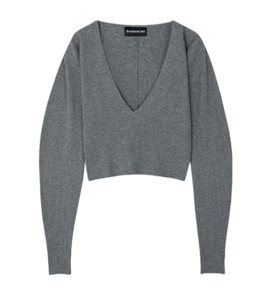 미스테리어스호텔 브이넥 레이어드 니트 상품이미지2