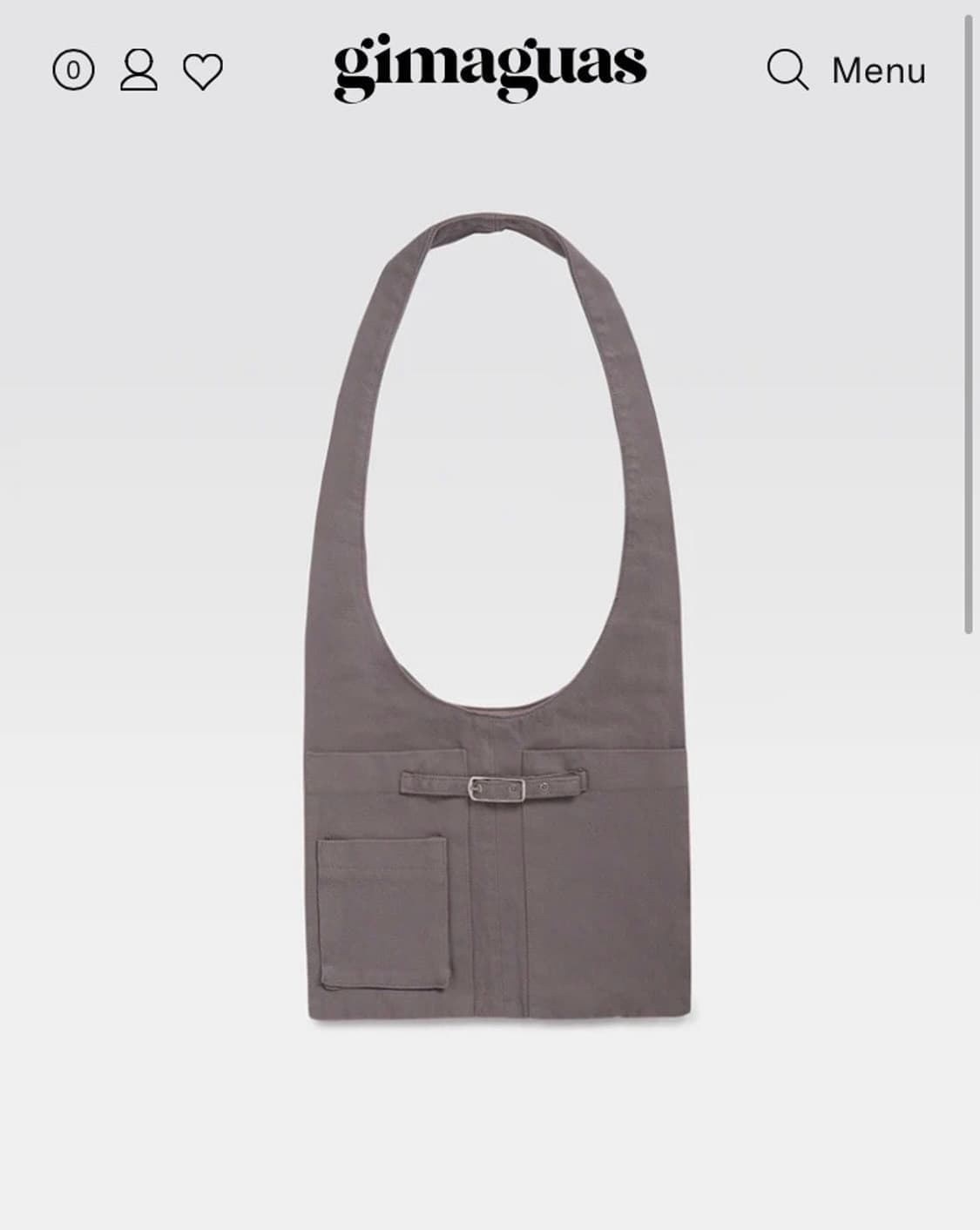 블랑카 코튼 백 그레이 상품이미지1