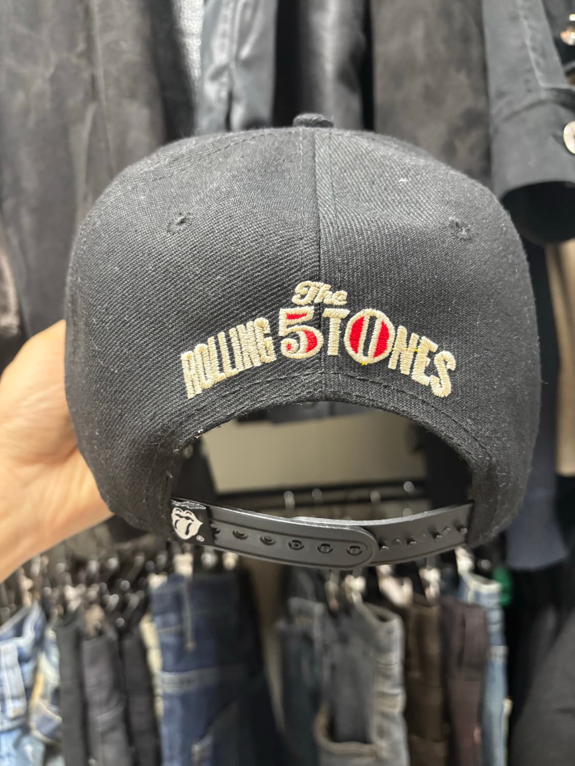 롤링 스톤즈 50주년 스냅백 블랙 상품이미지3