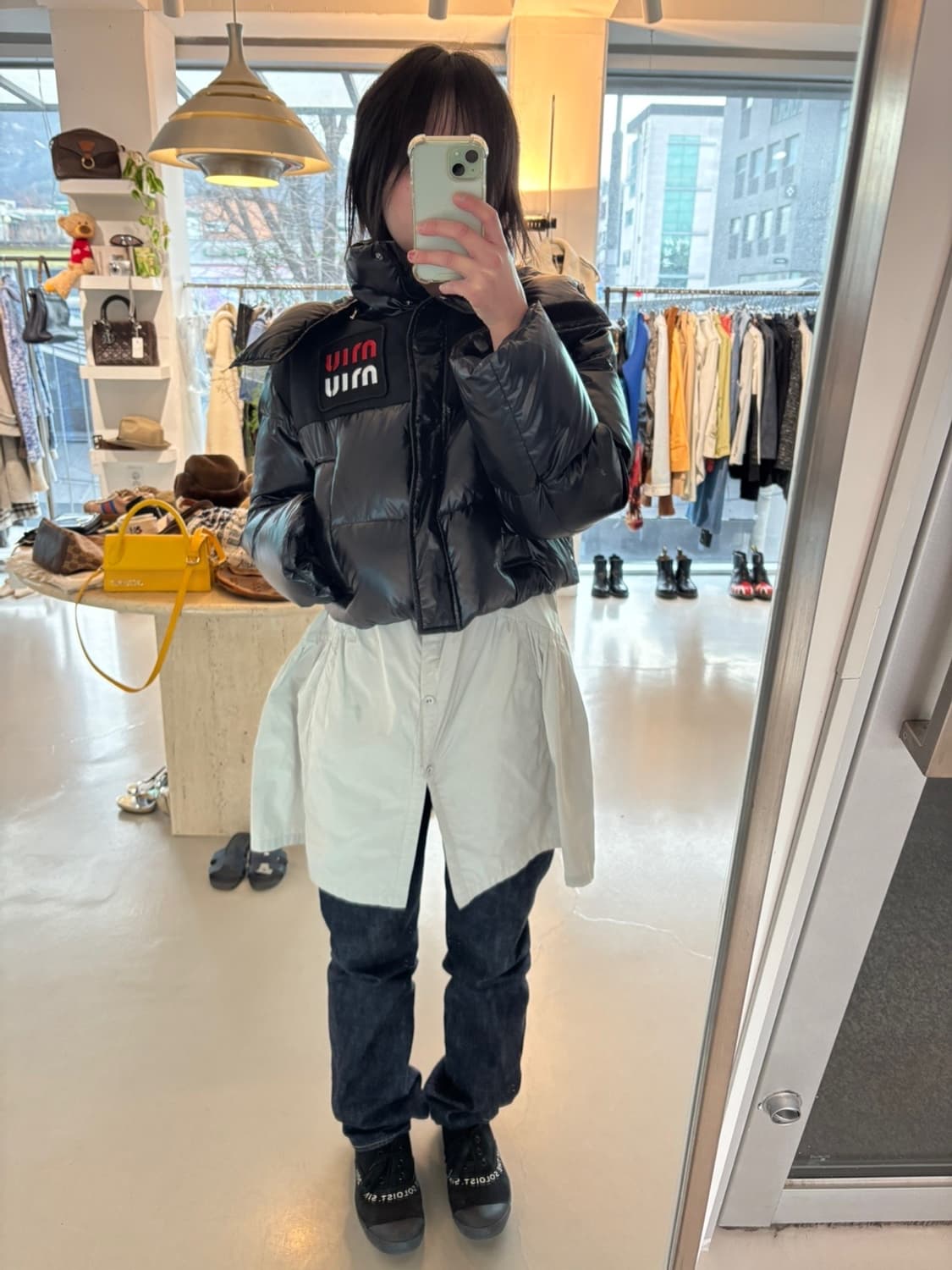 (New)Miu Miu Crop padding 상품이미지1