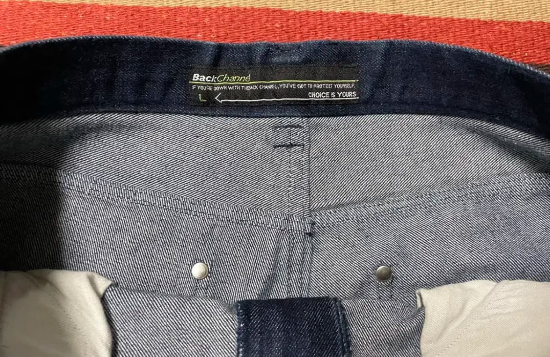 백채널 빈티지 데님 반바지- 32~3. 상품이미지6