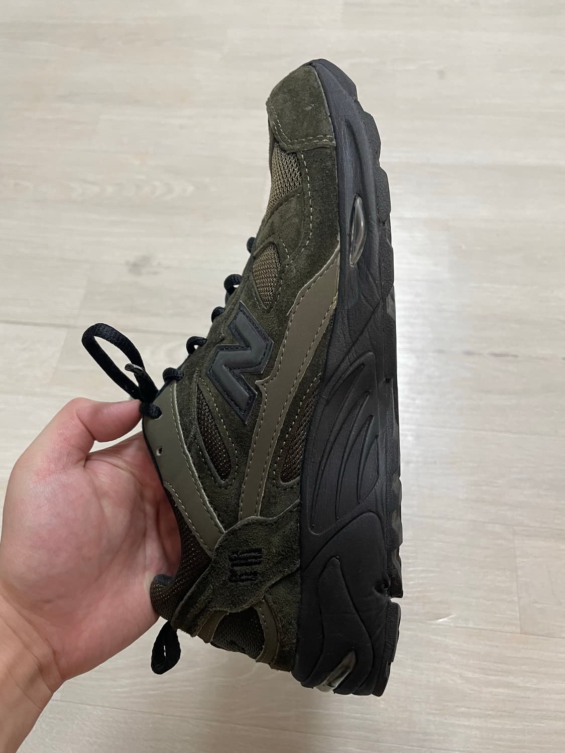 뉴발란스 878 카키 255사이즈 2회착 상품이미지7